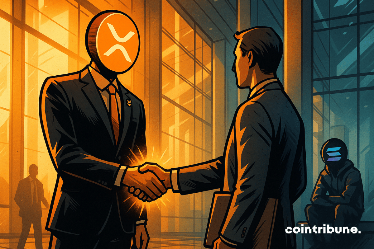 Solana lags behind? XRP explodes on a strategic indicator